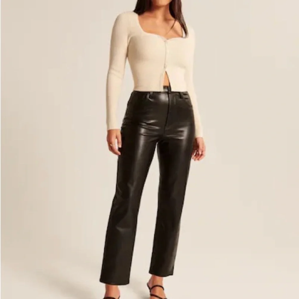 Abercrombie Leather Pants - Picture 2 of 4